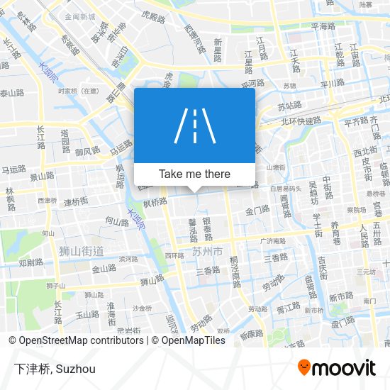 下津桥 map
