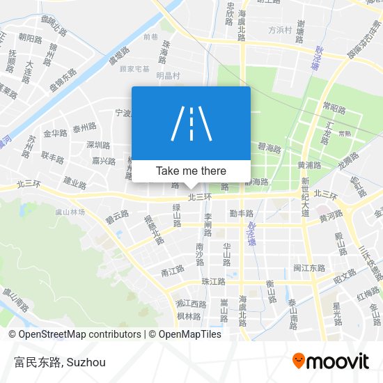 富民东路 map