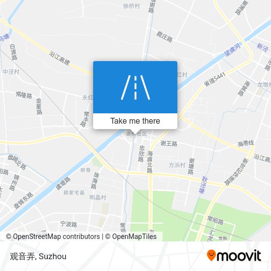 观音弄 map