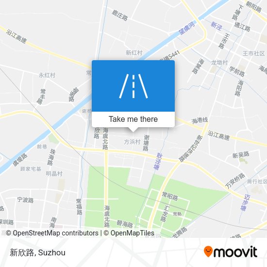 新欣路 map