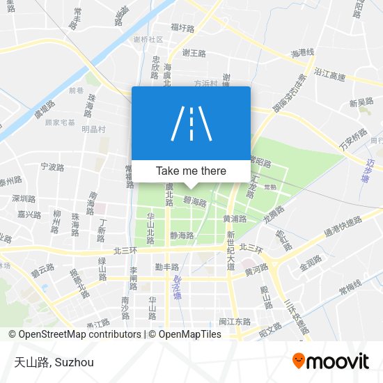 天山路 map