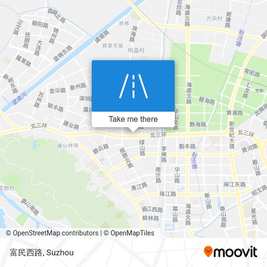 富民西路 map