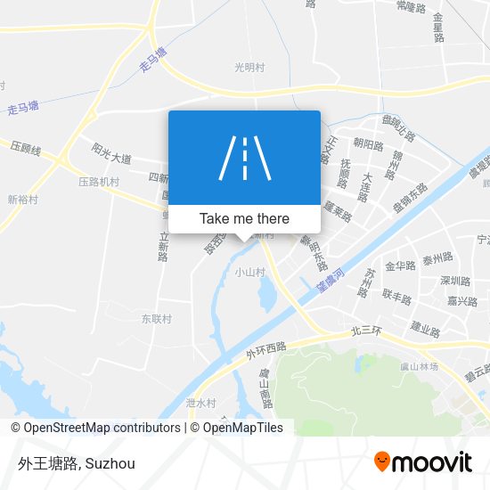外王塘路 map