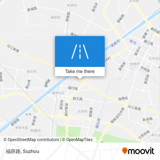 福薛路 map