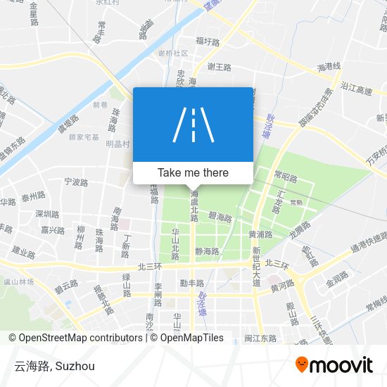 云海路 map