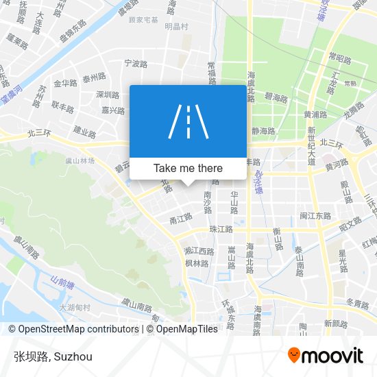 张坝路 map