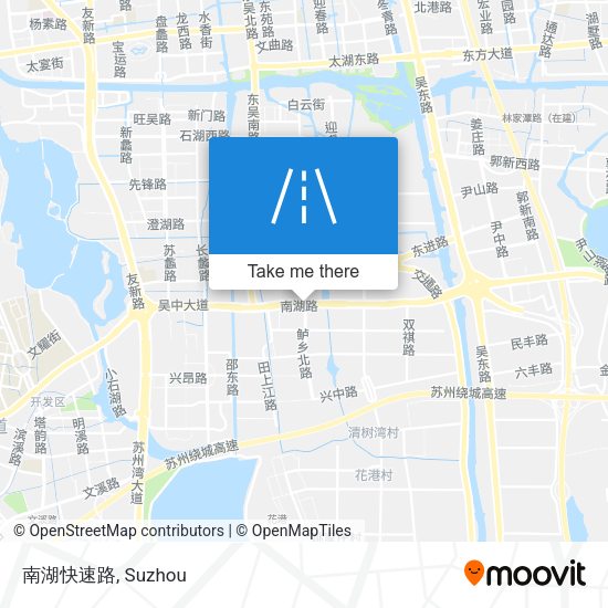 南湖快速路 map