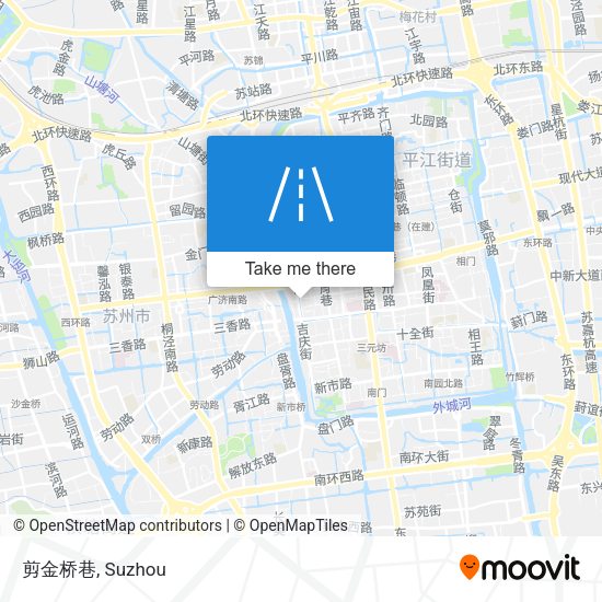 剪金桥巷 map