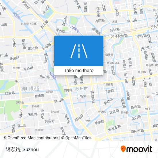 银泓路 map