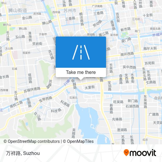万祥路 map
