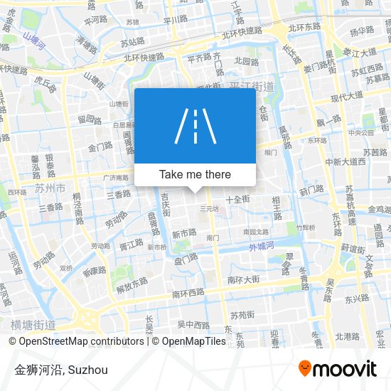 金狮河沿 map