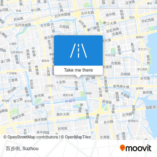 百步街 map