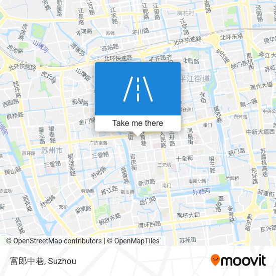 富郎中巷 map