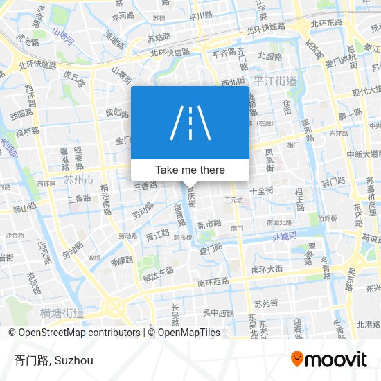 胥门路 map