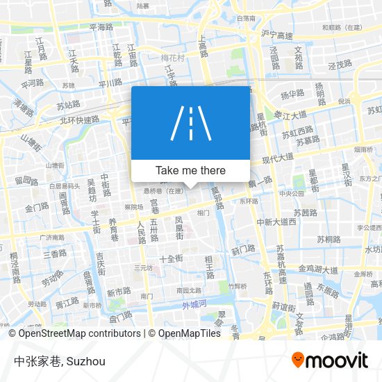 中张家巷 map