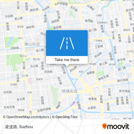 凌波路 map