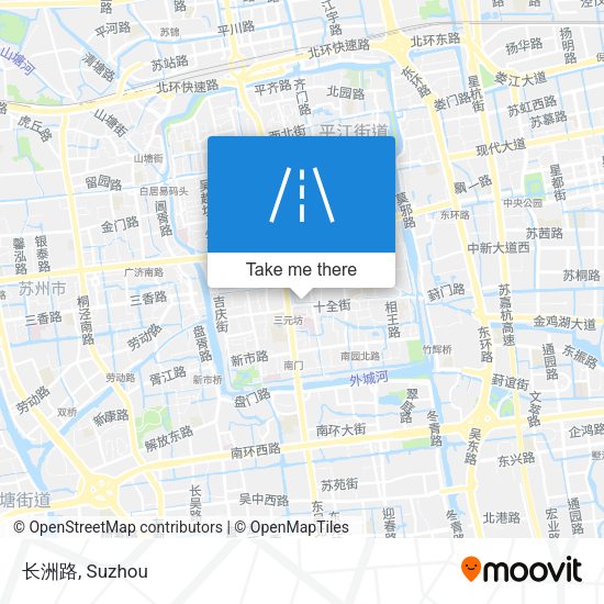 长洲路 map