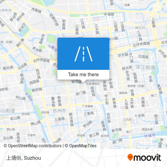 上塘街 map