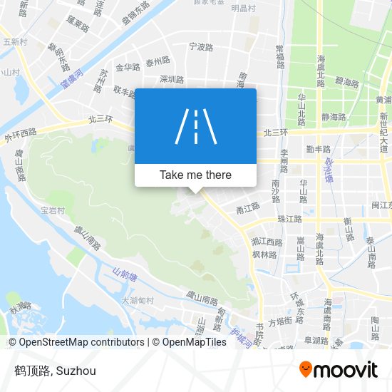 鹤顶路 map
