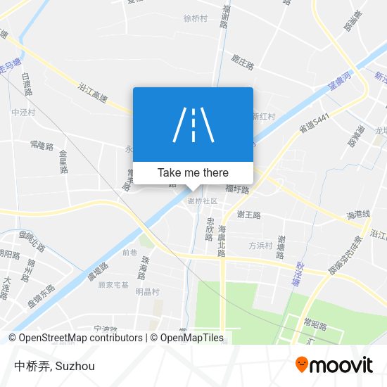 中桥弄 map