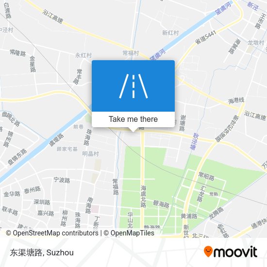 东渠塘路 map