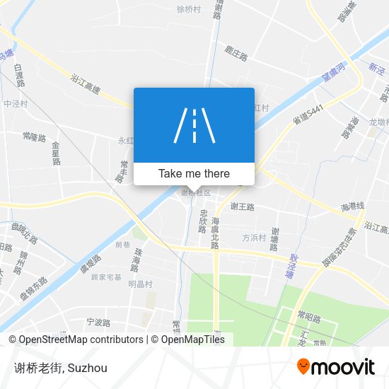 谢桥老街 map