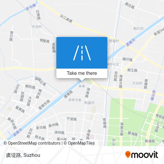 虞堤路 map