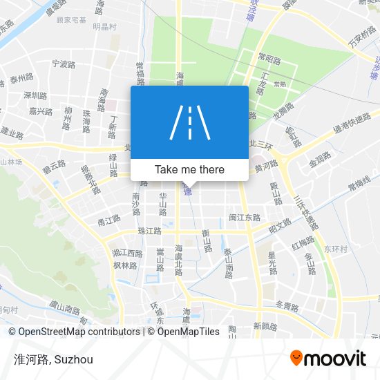 淮河路 map