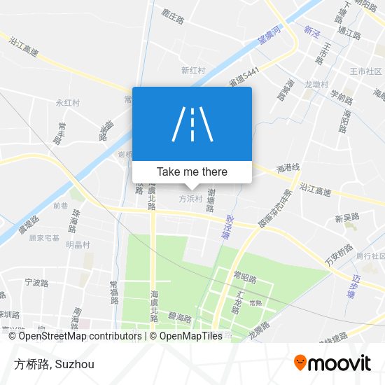 方桥路 map