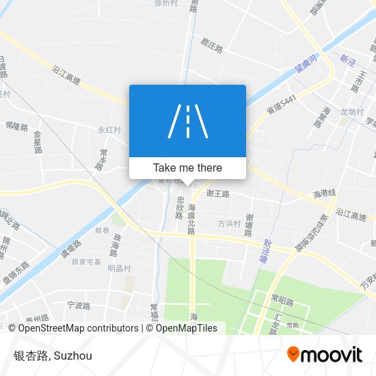 银杏路 map