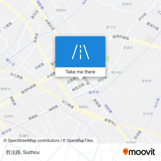 胜法路 map
