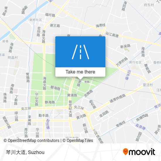 琴川大道 map