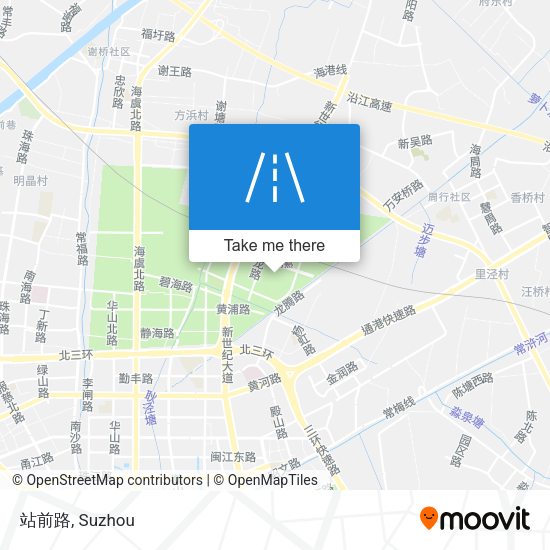 站前路 map