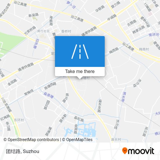 团结路 map