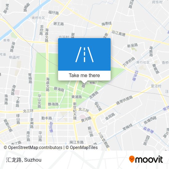 汇龙路 map