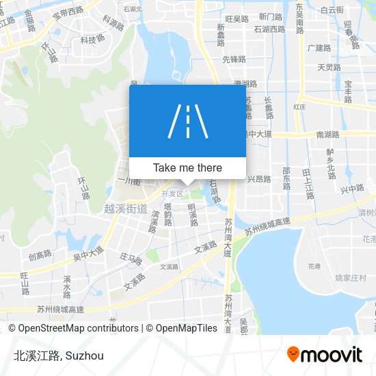 北溪江路 map