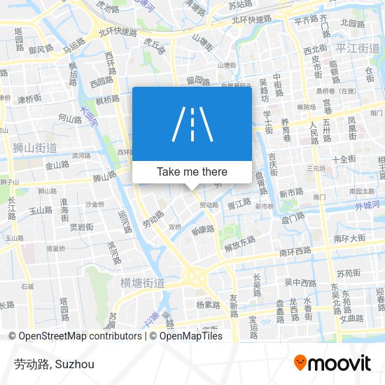 劳动路 map