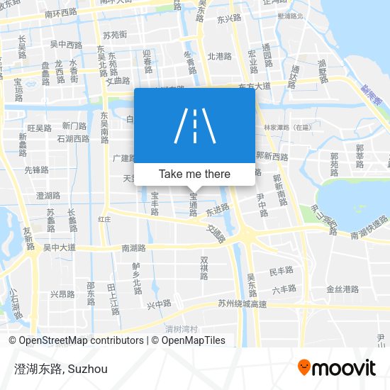 澄湖东路 map