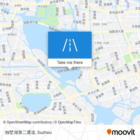 独墅湖第二通道 map