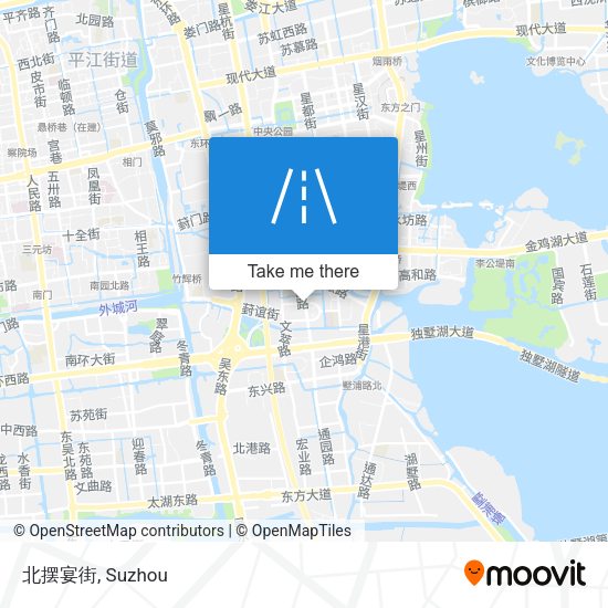 北摆宴街 map