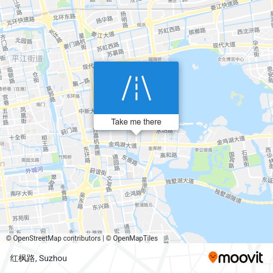 红枫路 map