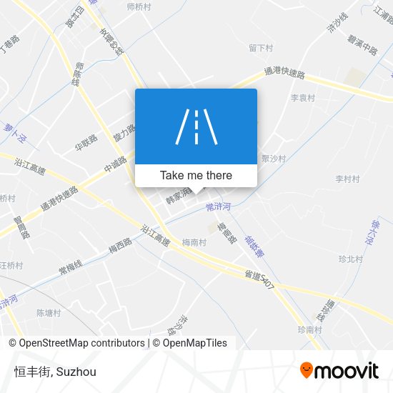 恒丰街 map