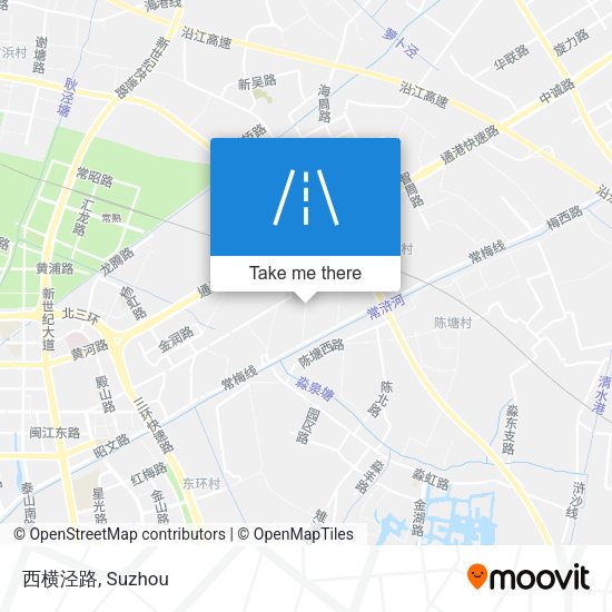 西横泾路 map