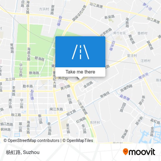 杨虹路 map