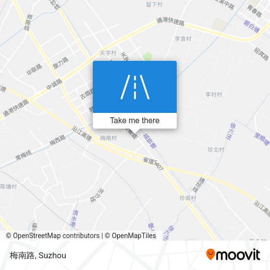 梅南路 map