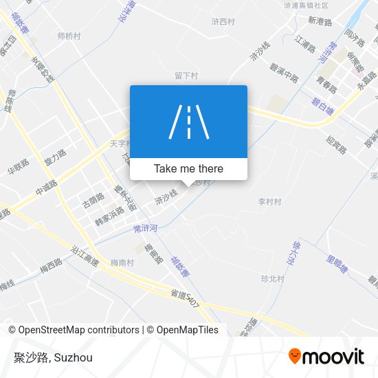 聚沙路 map