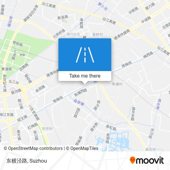 东横泾路 map