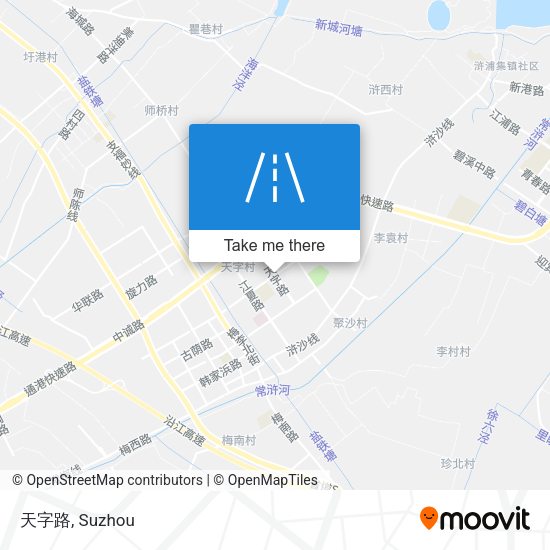 天字路 map