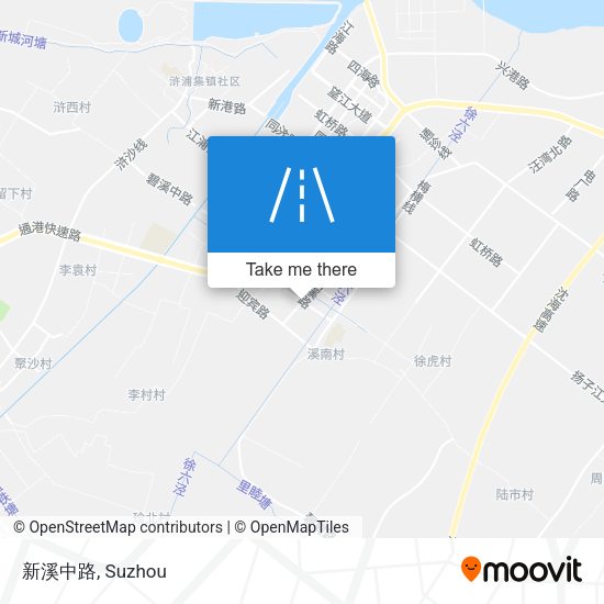 新溪中路 map