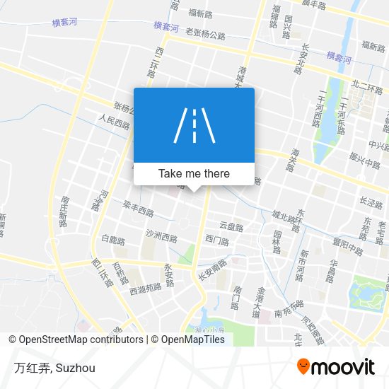 万红弄 map